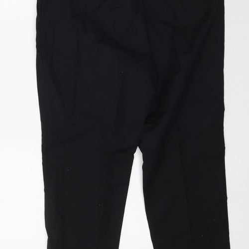 Marks and Spencer Womens Black   Trousers  Size 16 L26 in