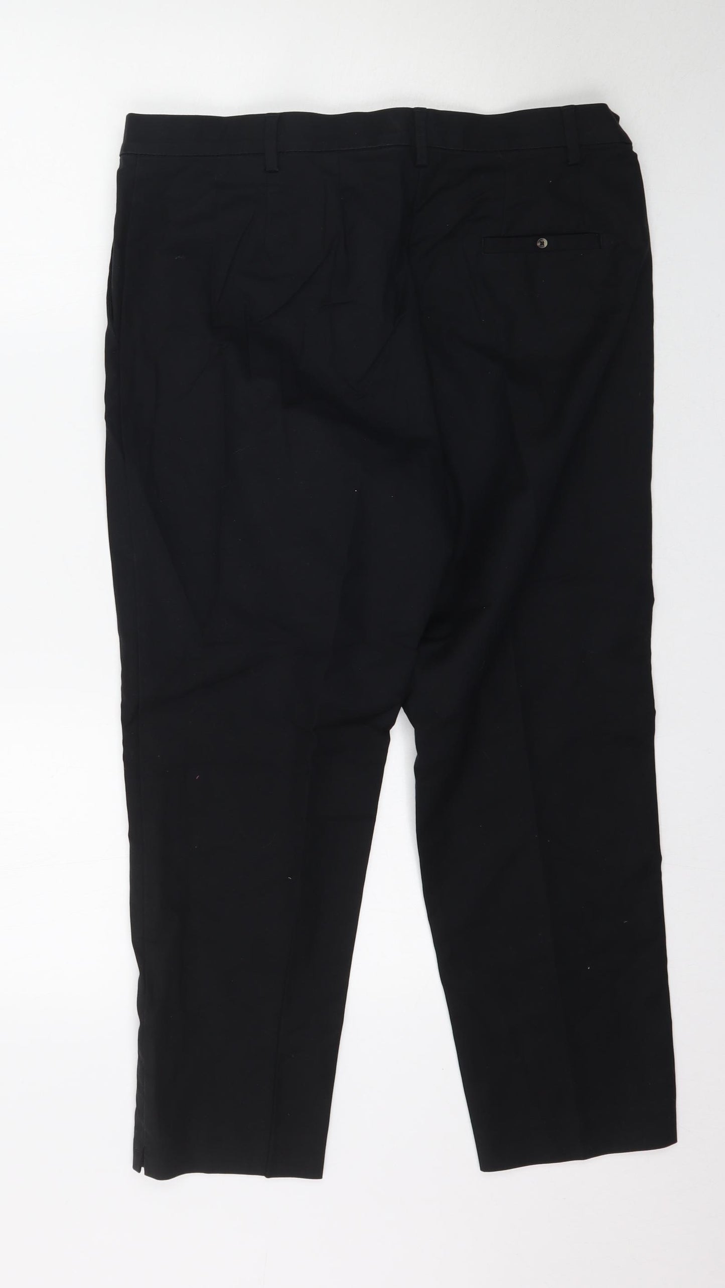 Marks and Spencer Womens Black   Trousers  Size 16 L26 in