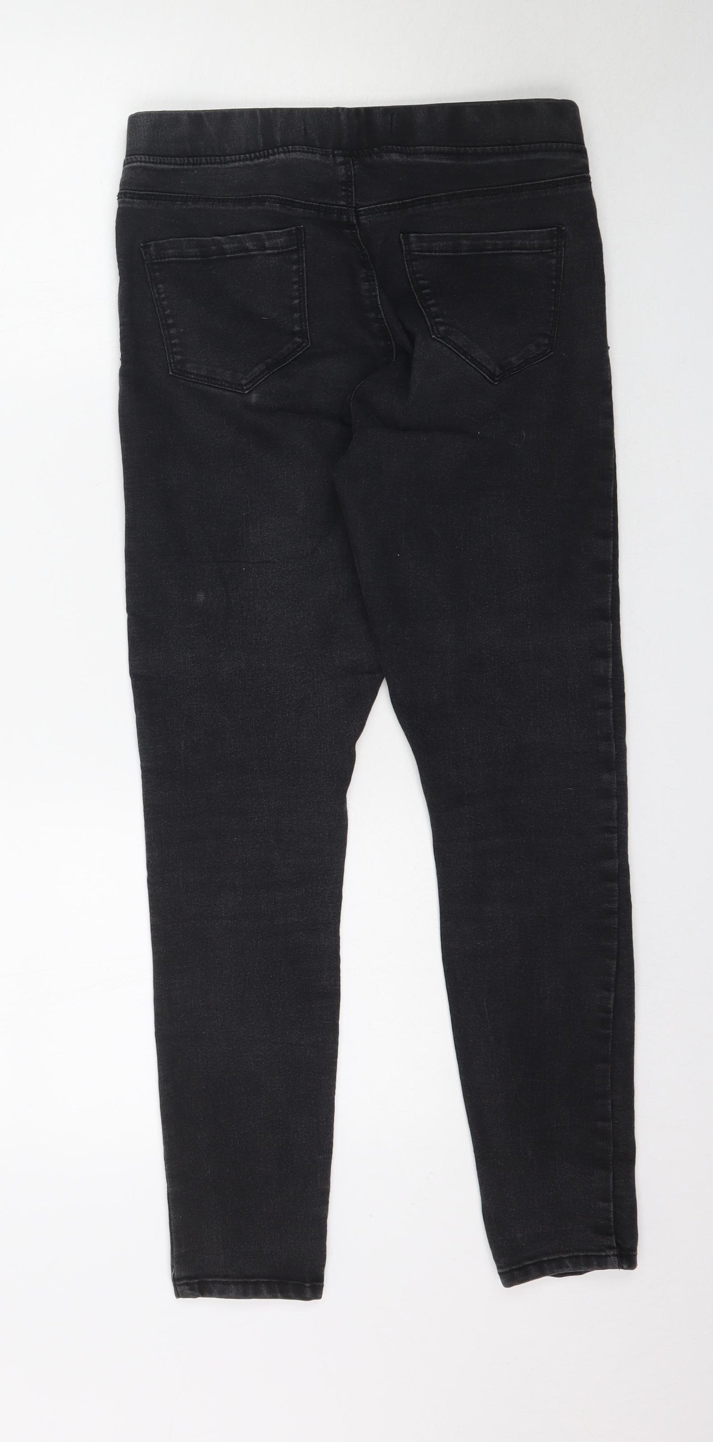 Pe & Co Womens Black  Denim Jegging Jeans Size 10 L27 in