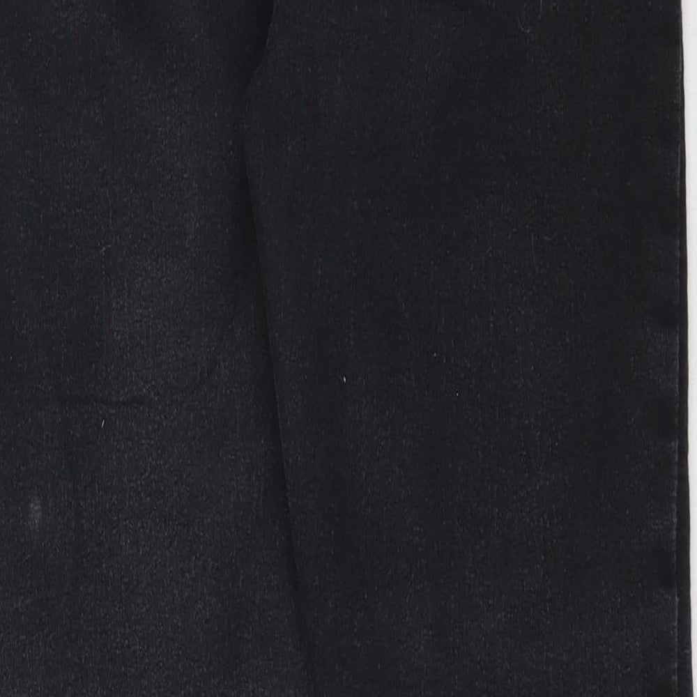 Pe & Co Womens Black  Denim Jegging Jeans Size 10 L27 in