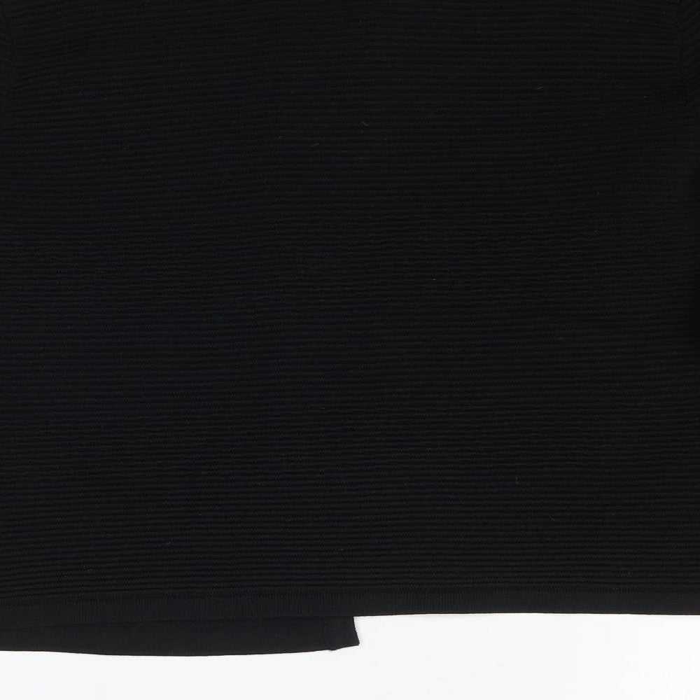 Monsoon Womens Black  Knit Cardigan Jumper Size 14