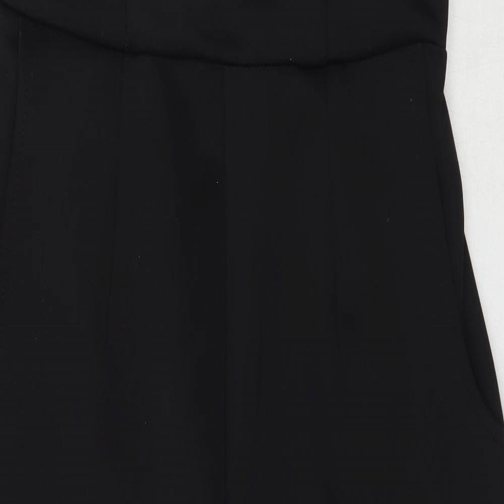 Boohoo Womens Black   Jumpsuit One-Piece Size 12 L26 in