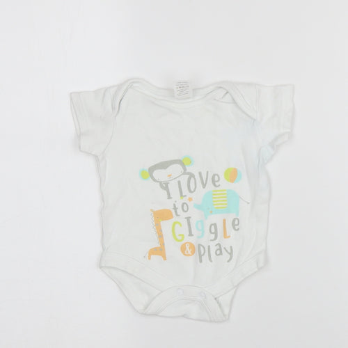 B&M Baby White   Leotard One-Piece Size 0-3 Months