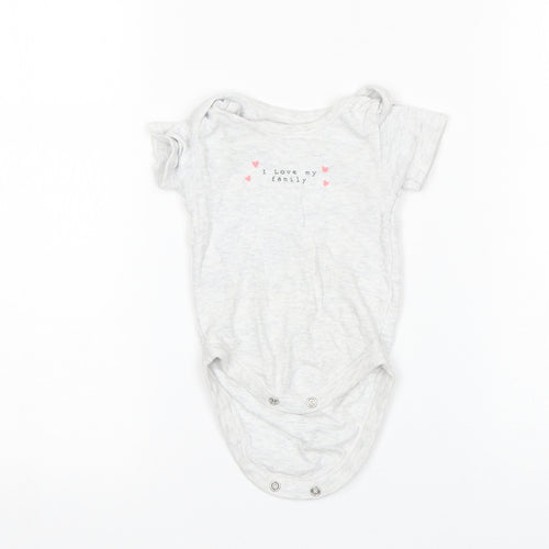 George Girls Grey   Leotard One-Piece Size 0-3 Months