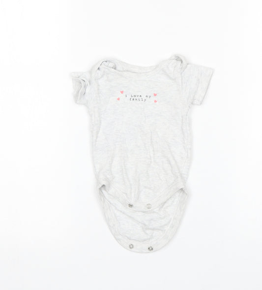 George Girls Grey   Leotard One-Piece Size 0-3 Months