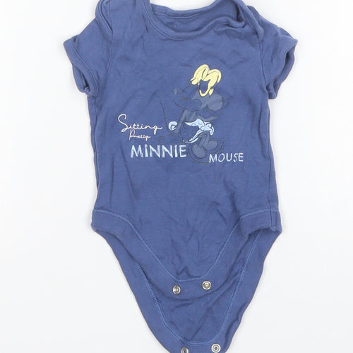 George Girls Blue   Leotard One-Piece Size 0-3 Months  - Minnie Mouse