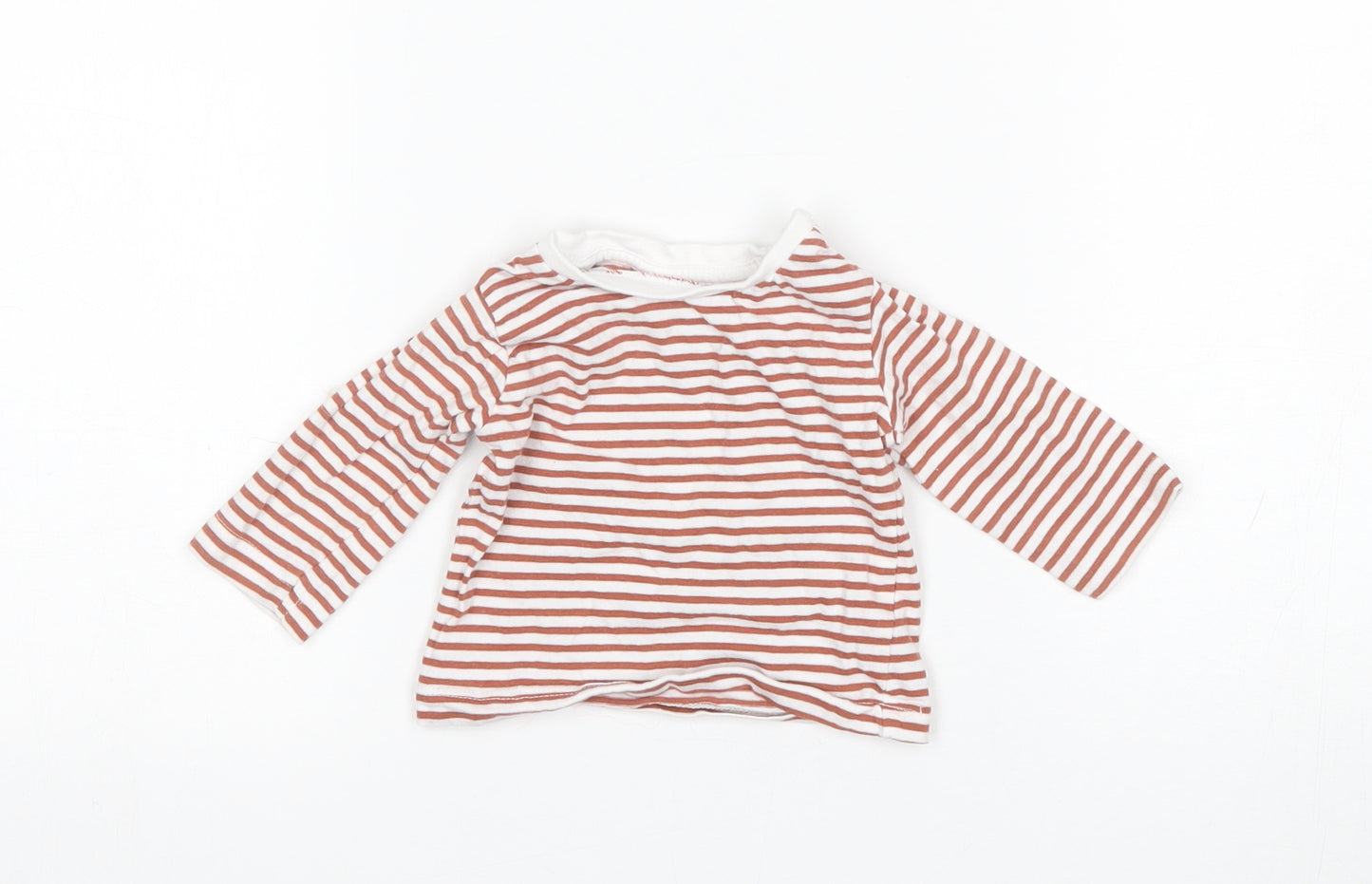 Matalan Girls Multicoloured Striped  Basic T-Shirt Size 0-3 Months