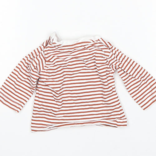 Matalan Girls Multicoloured Striped  Basic T-Shirt Size 0-3 Months