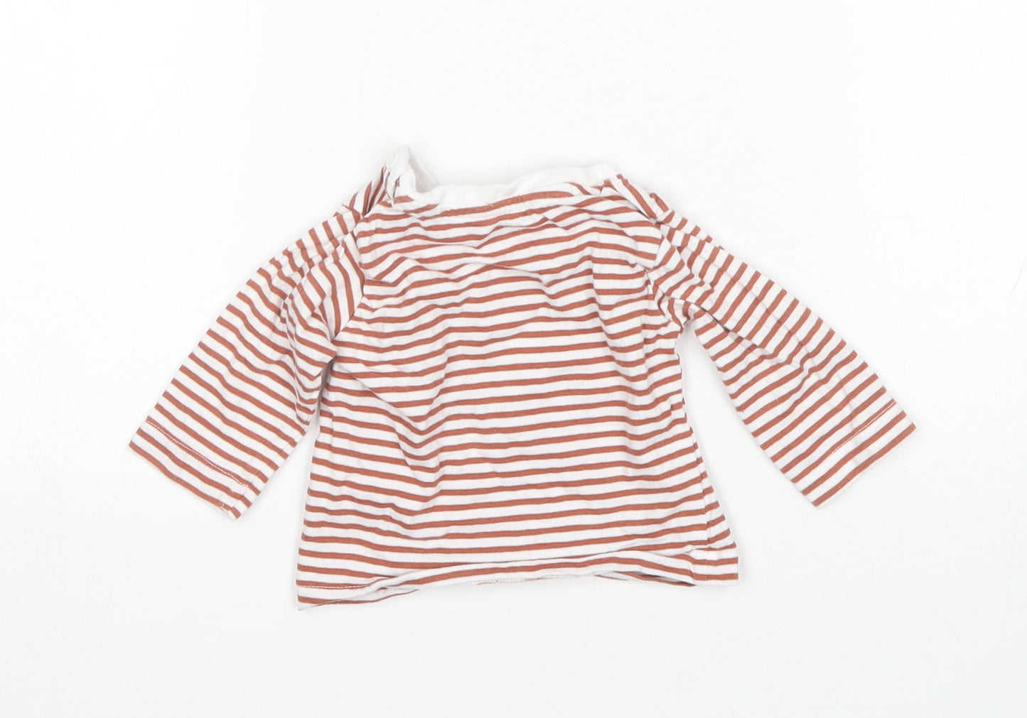 Matalan Girls Multicoloured Striped  Basic T-Shirt Size 0-3 Months