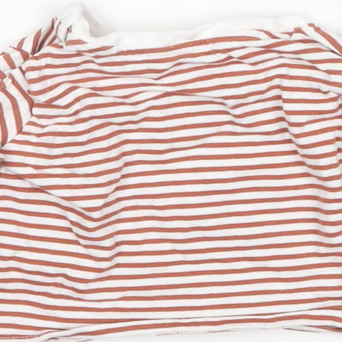 Matalan Girls Multicoloured Striped  Basic T-Shirt Size 0-3 Months