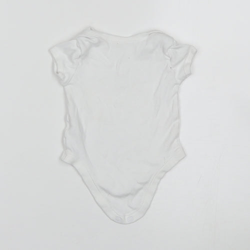 Matalan Girls White   Leotard One-Piece Size 3-6 Months