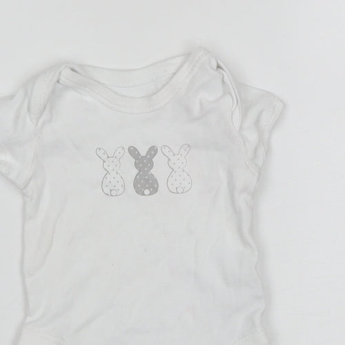 Matalan Girls White   Leotard One-Piece Size 3-6 Months