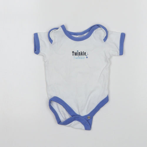 B&M Boys White   Leotard One-Piece Size 0-3 Months