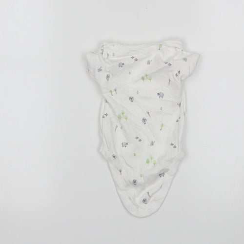 George Baby White Animal Print  Leotard One-Piece Size 3-6 Months