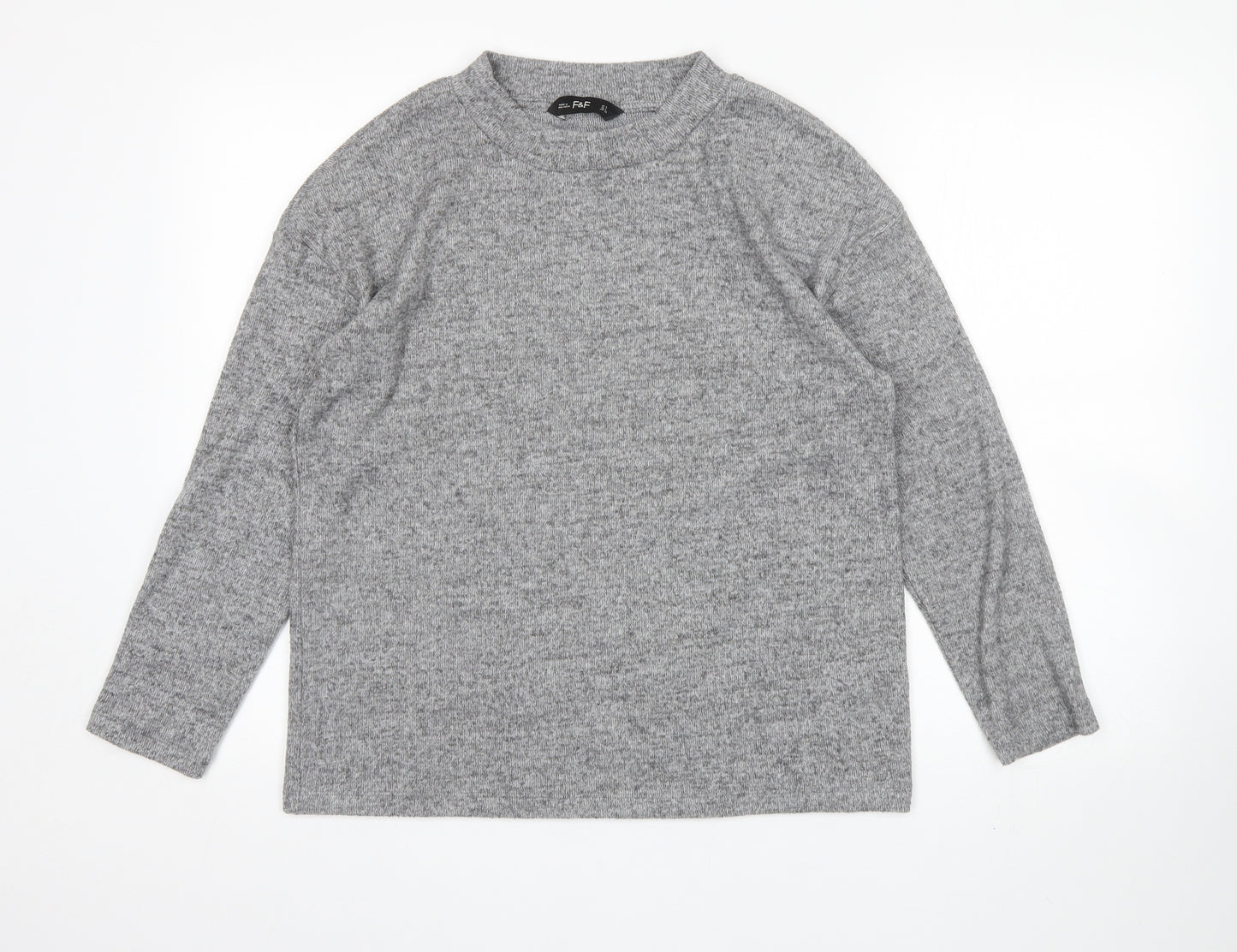 F&F Womens Grey   Pullover Jumper Size 6