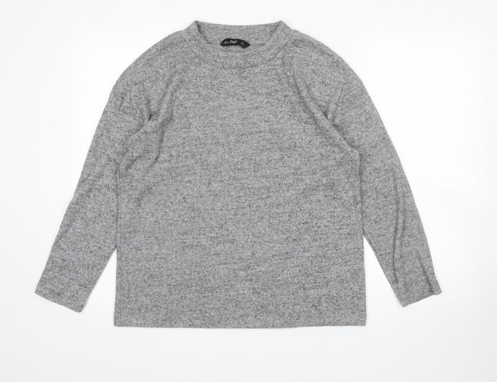 F&F Womens Grey   Pullover Jumper Size 6