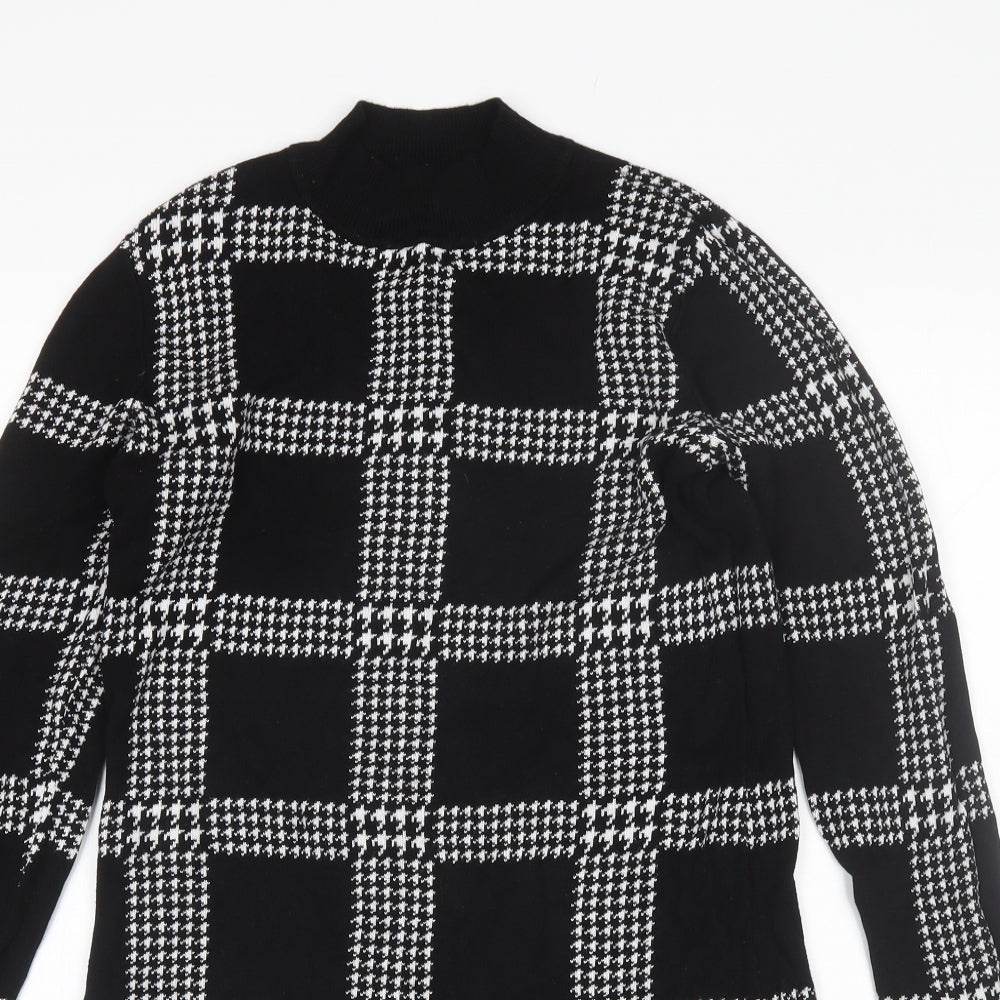 Matalan Womens Multicoloured Check  Jumper Dress  Size 12