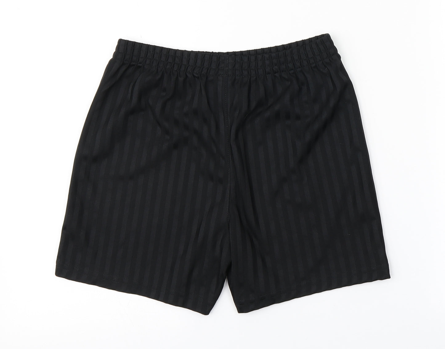 George Boys Black Striped  Sweat Shorts Size 10-11 Years