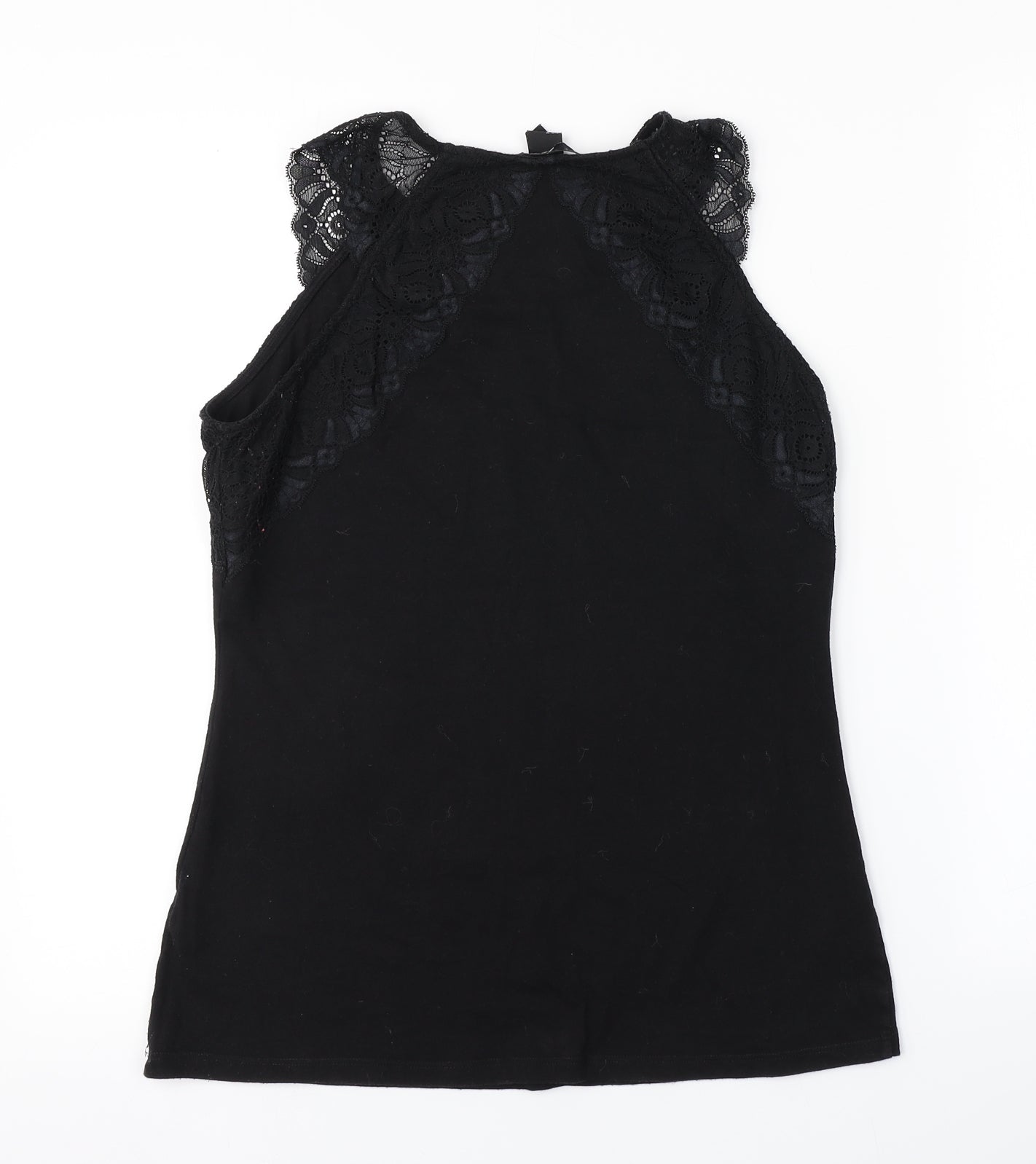 H&M Womens Black Floral  Basic Tank Size M