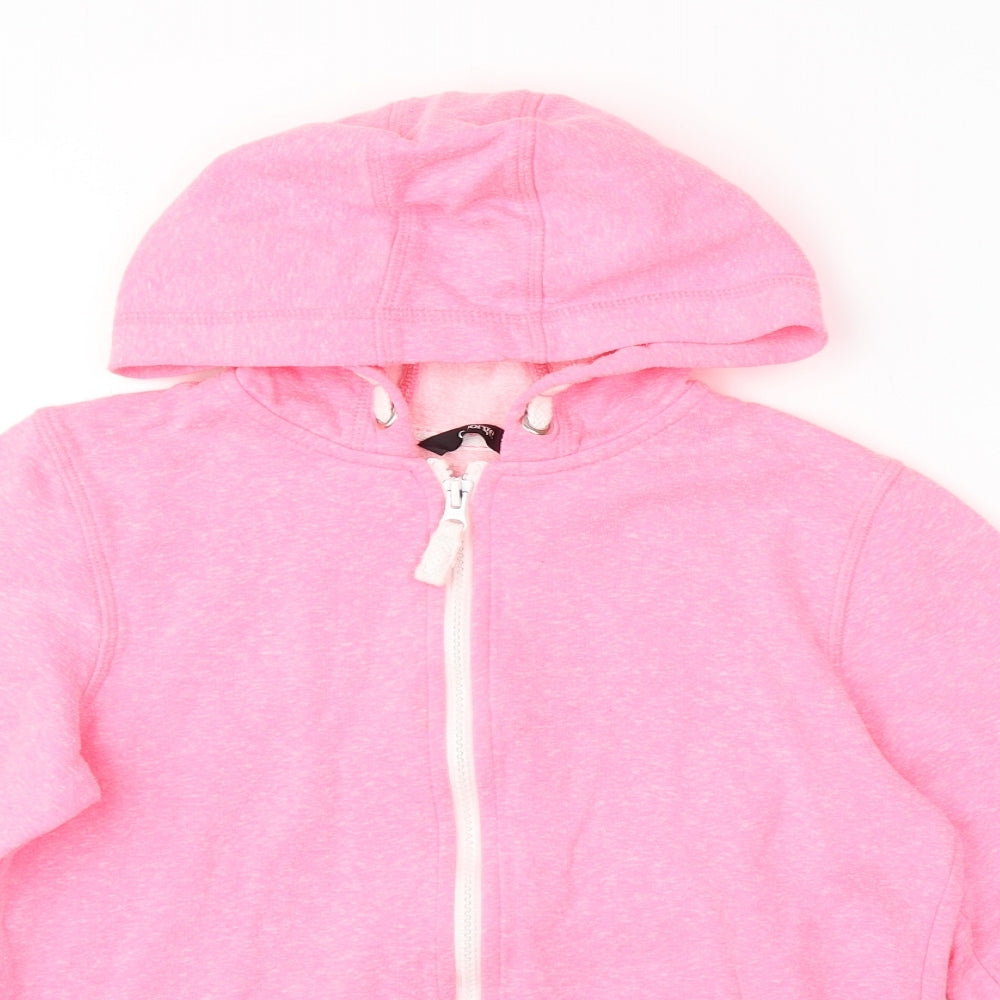 George Girls Pink   Full Zip Hoodie Size 13-14 Years