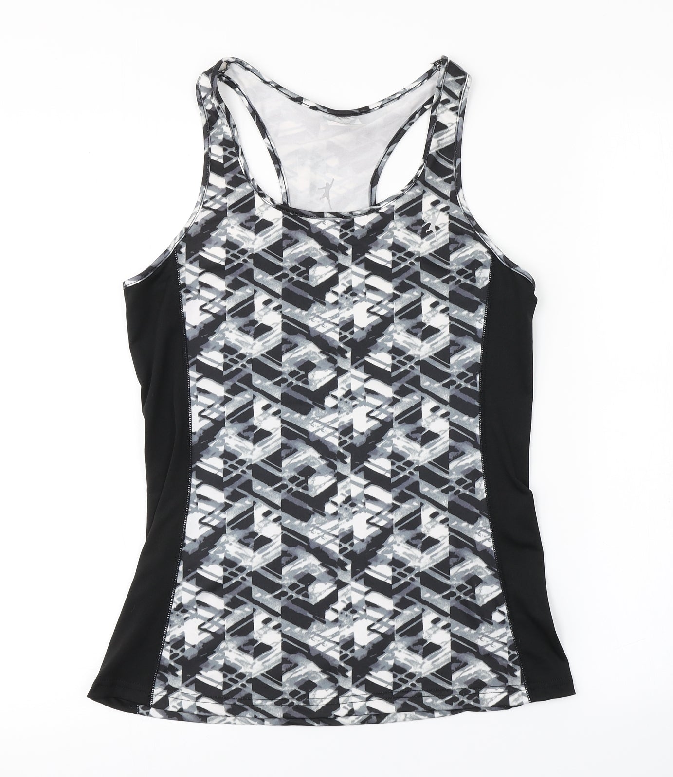 TONETIME Womens Multicoloured Argyle/Diamond  Basic Tank Size 8