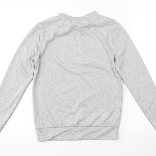In the Style Womens Grey   Pullover Sweatshirt Size 6