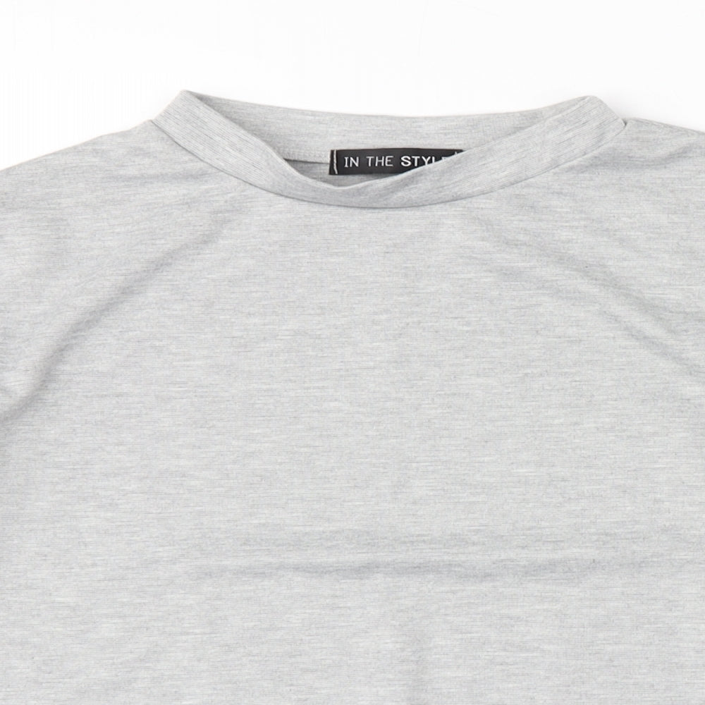 In the Style Womens Grey   Pullover Sweatshirt Size 6