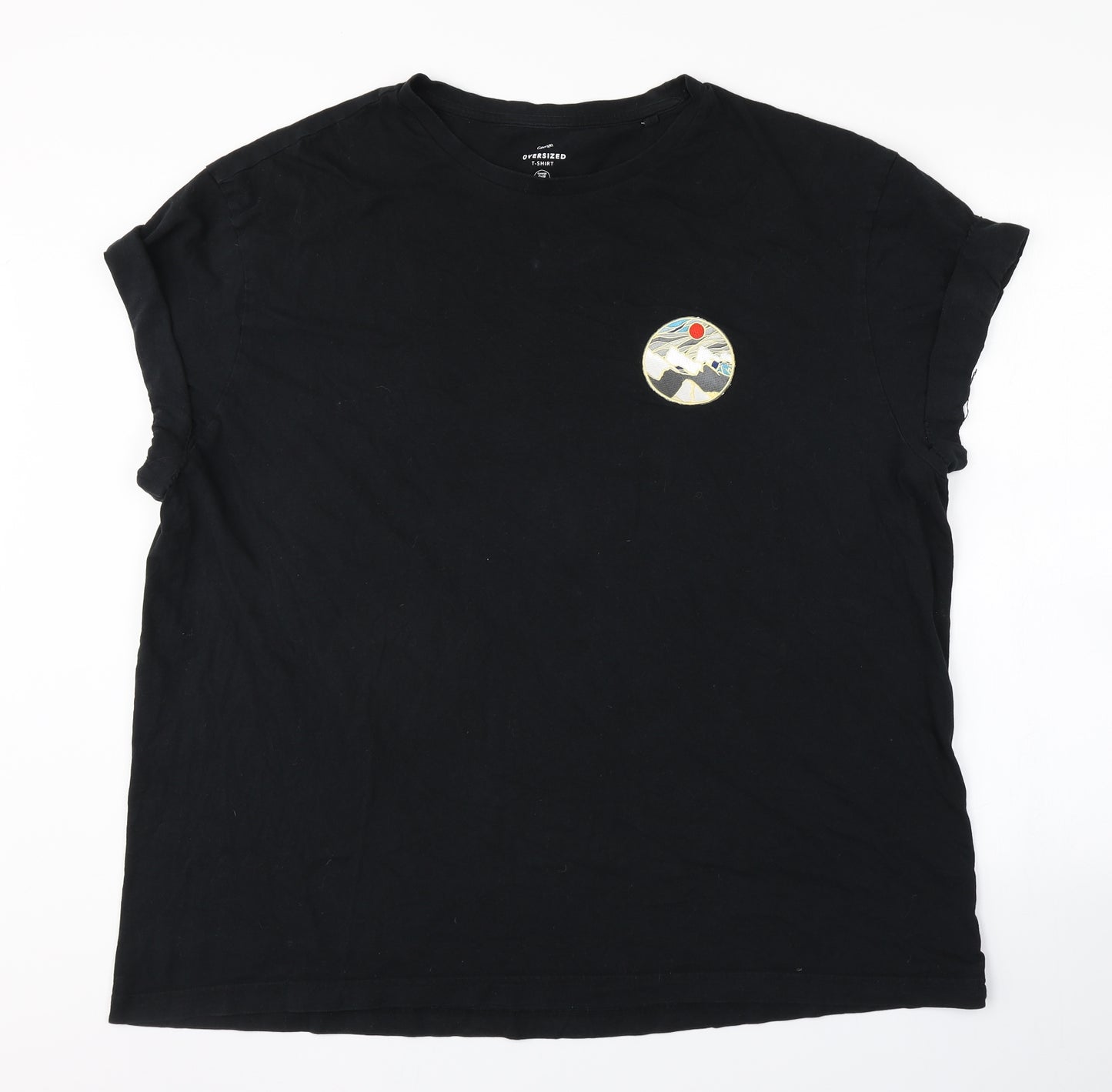 George Mens Black    T-Shirt Size 3XL