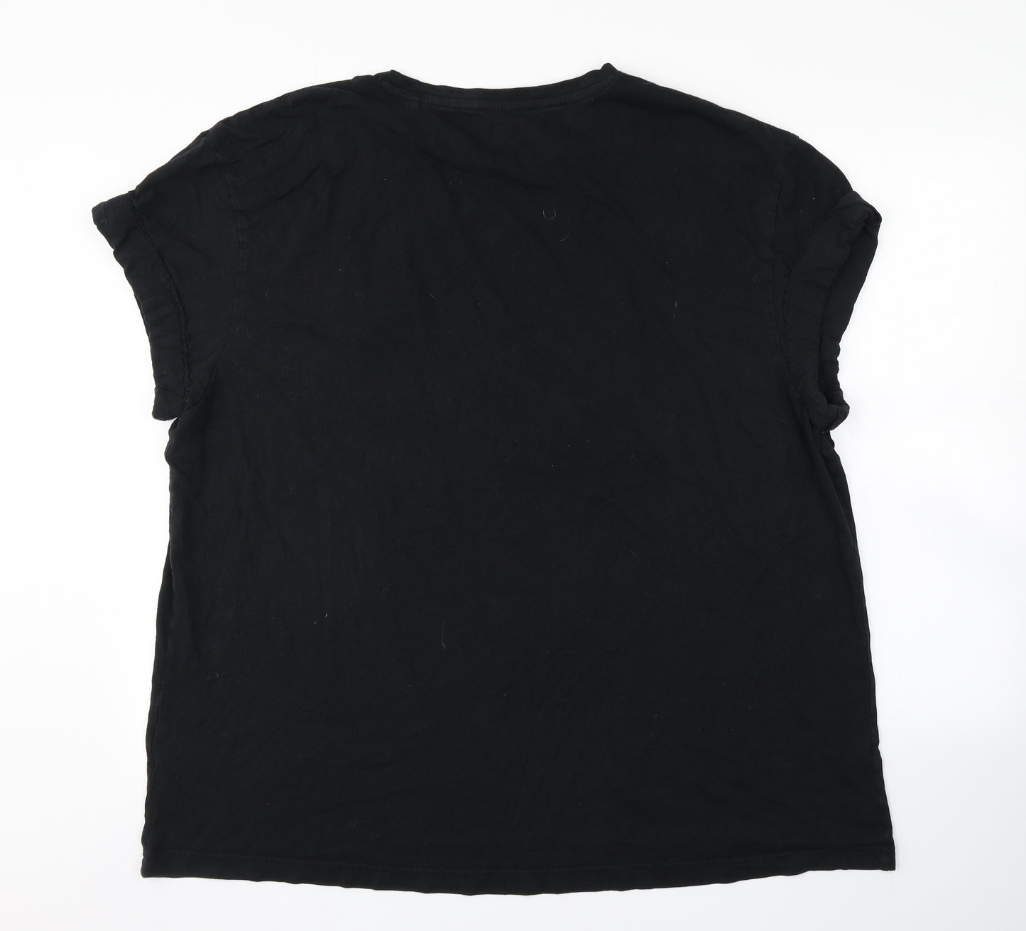 George Mens Black    T-Shirt Size 3XL