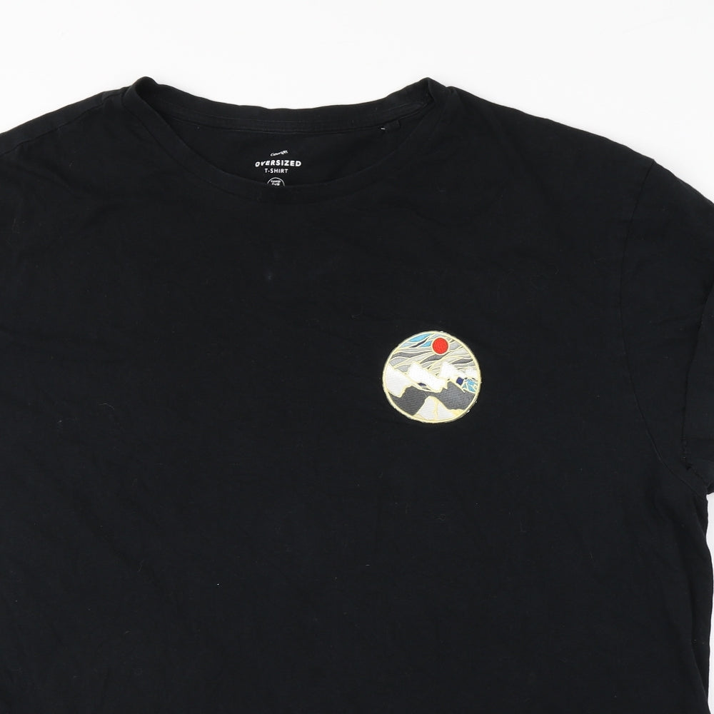 George Mens Black    T-Shirt Size 3XL