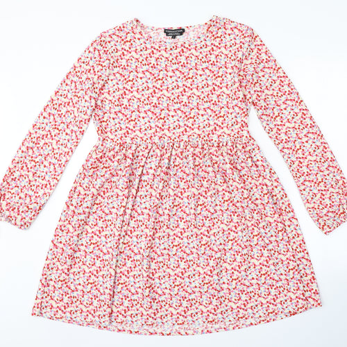 Wednesday's Girl Womens Multicoloured Floral  A-Line  Size S