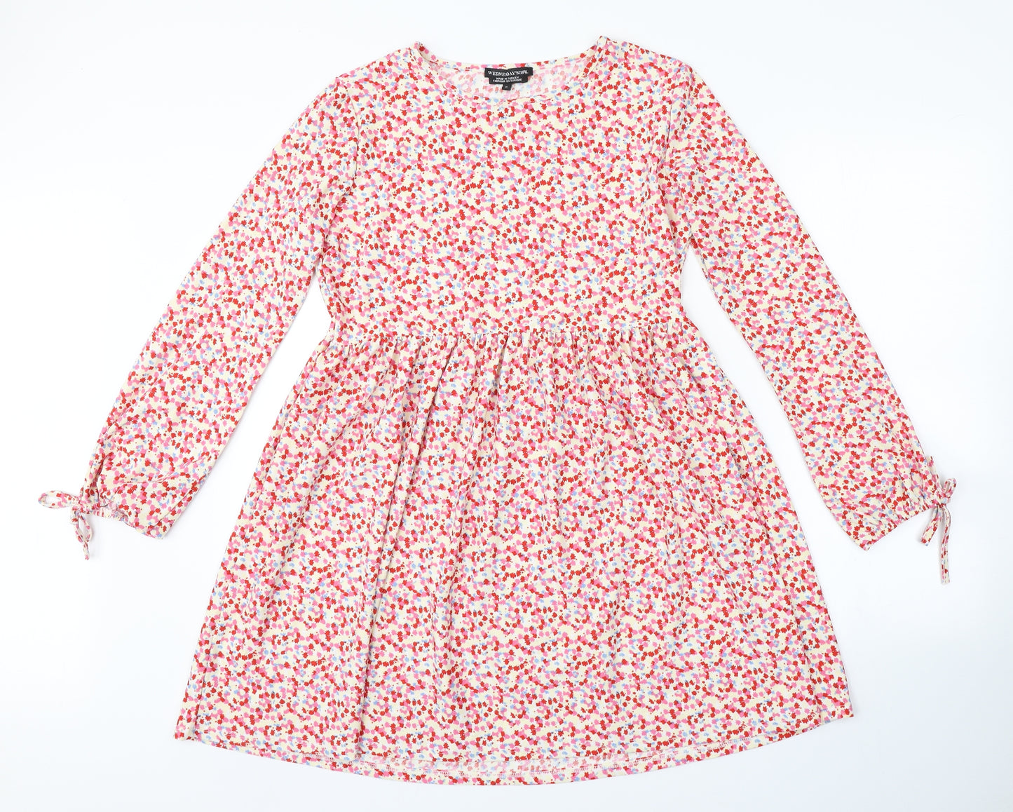 Wednesday's Girl Womens Multicoloured Floral  A-Line  Size S