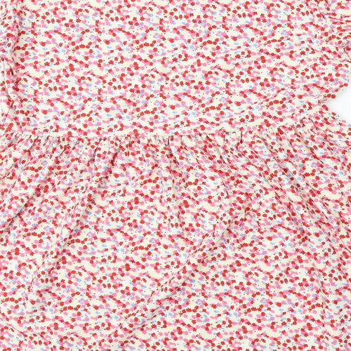 Wednesday's Girl Womens Multicoloured Floral  A-Line  Size S