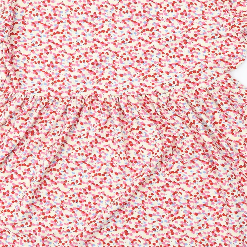 Wednesday's Girl Womens Multicoloured Floral  A-Line  Size S