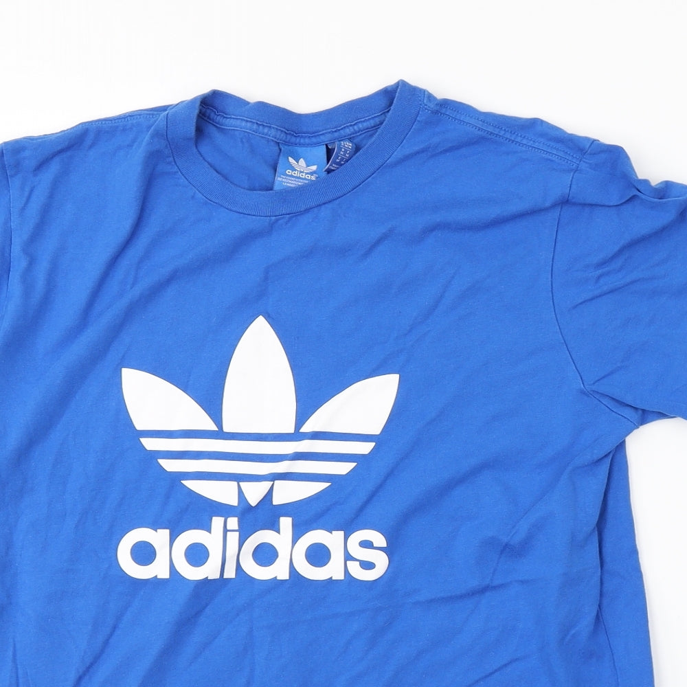 adidas Mens Blue    T-Shirt Size M