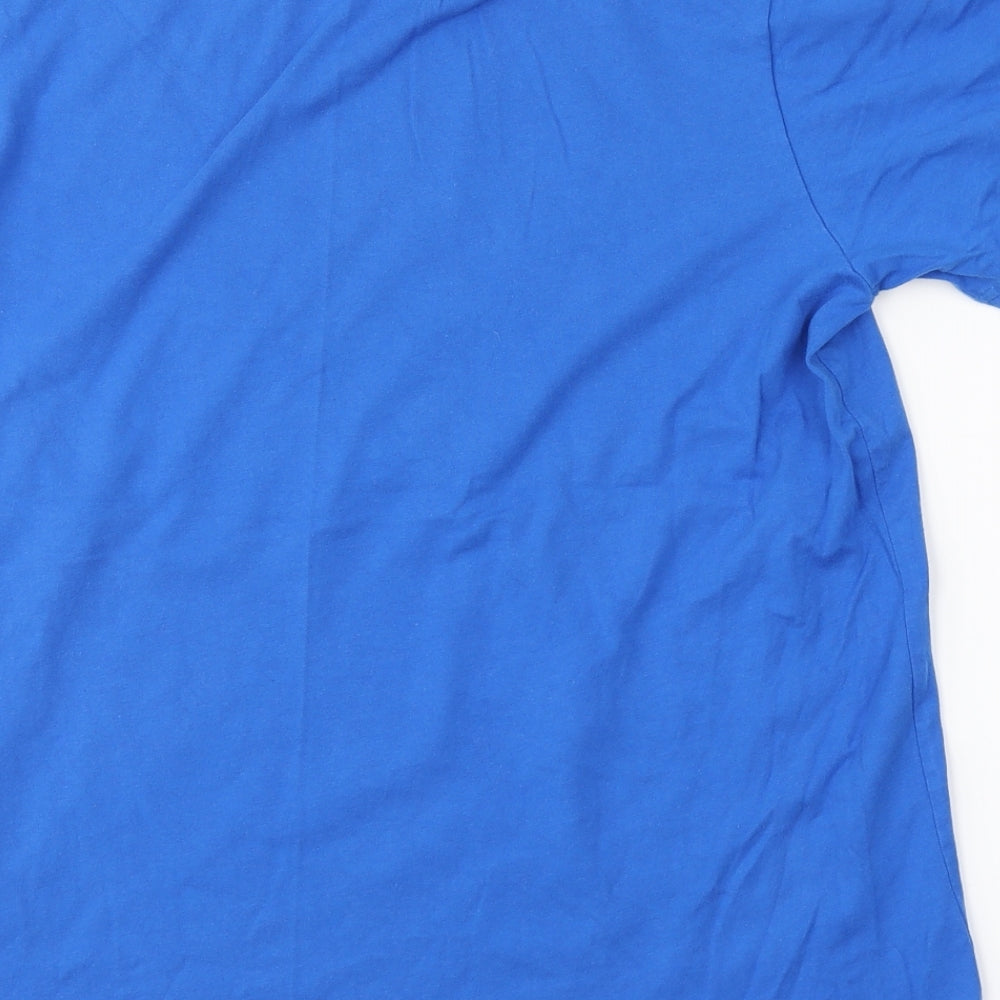 adidas Mens Blue    T-Shirt Size M