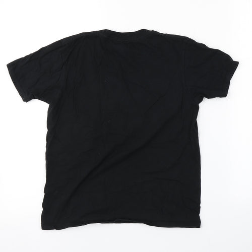 Preworn Boys Black   Basic T-Shirt Size L