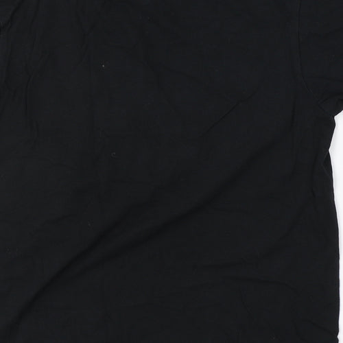 Preworn Boys Black   Basic T-Shirt Size L