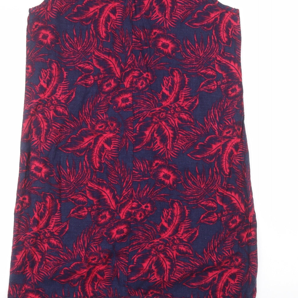 NEXT Womens Blue Floral  A-Line  Size 12