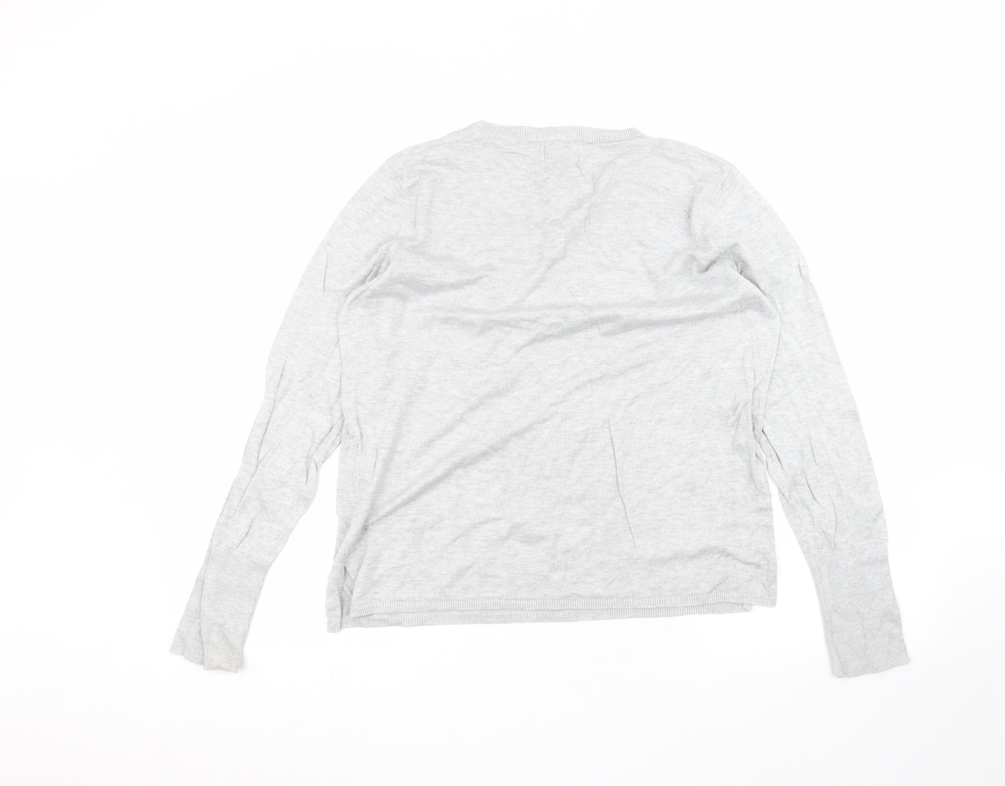 Only Womens Grey   Basic T-Shirt Size L