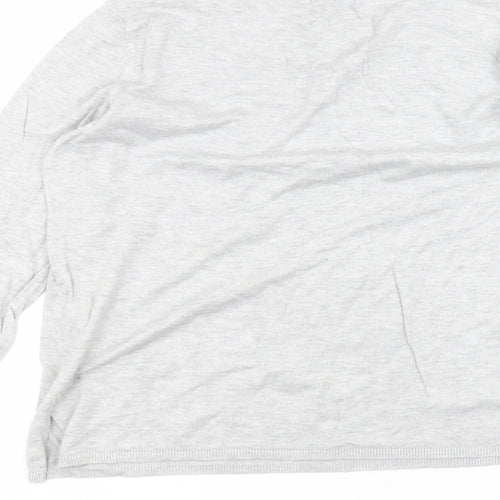 Only Womens Grey   Basic T-Shirt Size L