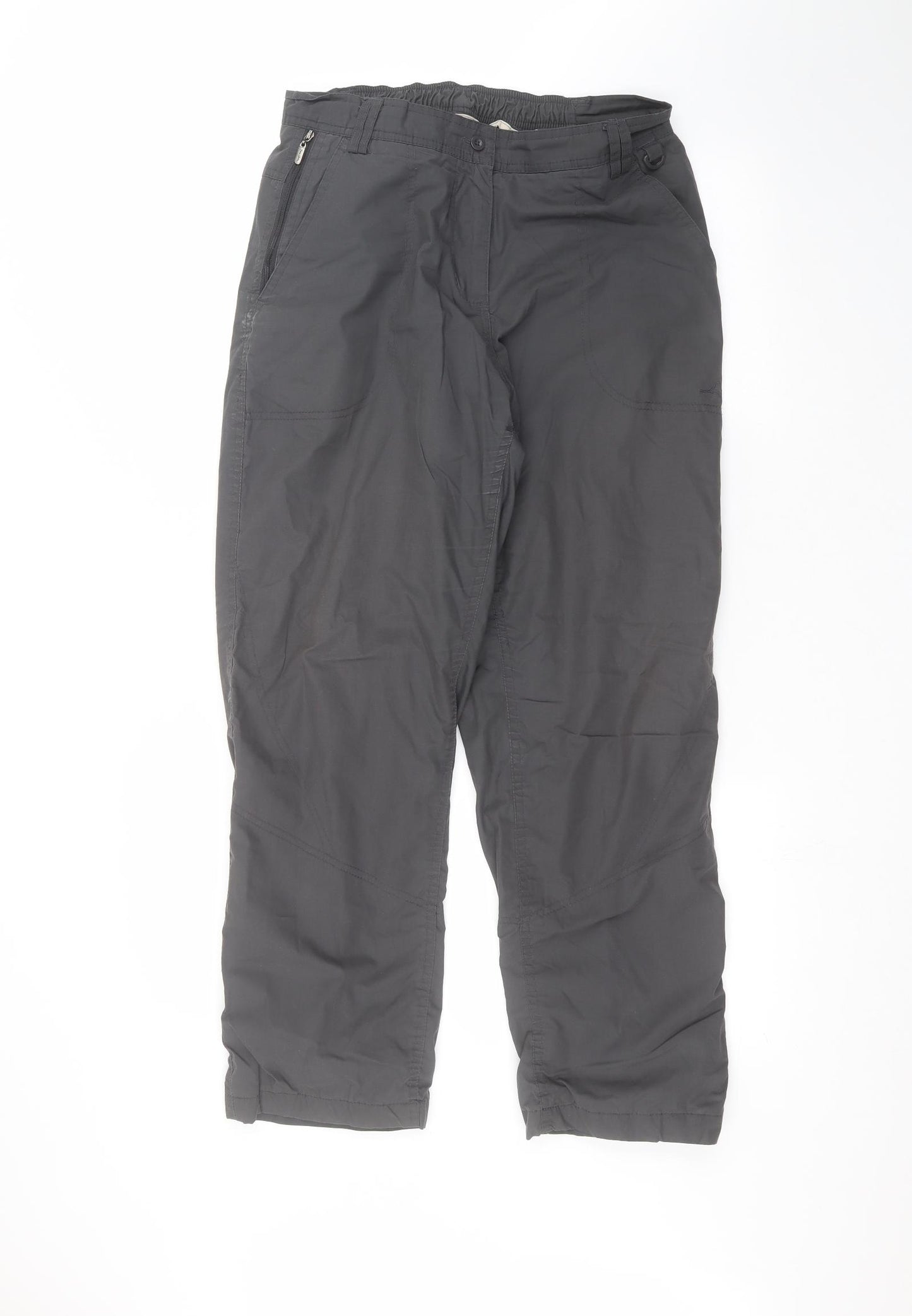 Preworn Womens Black   Sweatpants Trousers Size 12 L27 in