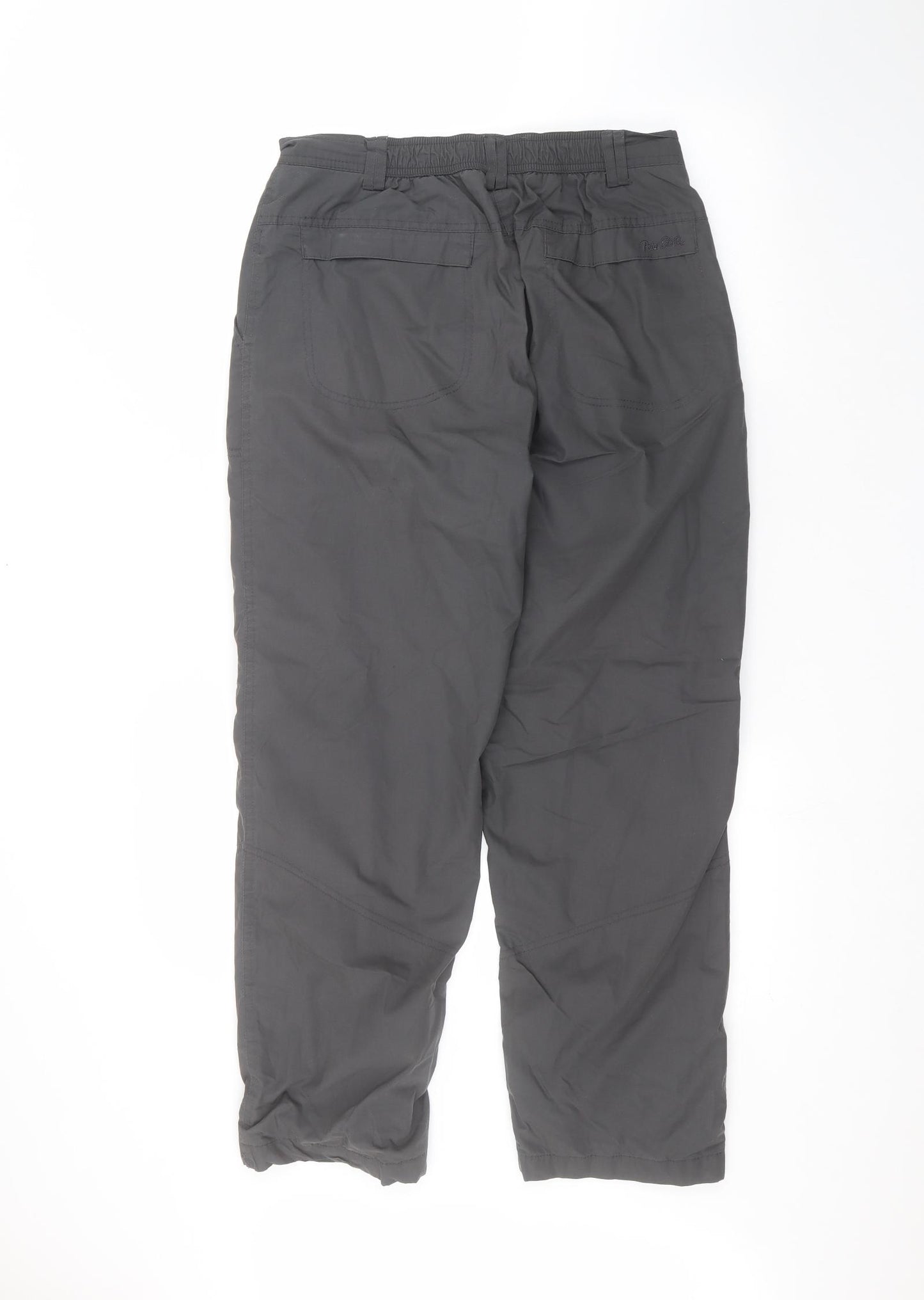 Preworn Womens Black   Sweatpants Trousers Size 12 L27 in