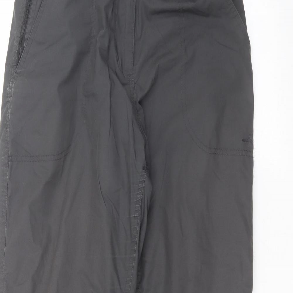 Preworn Womens Black   Sweatpants Trousers Size 12 L27 in