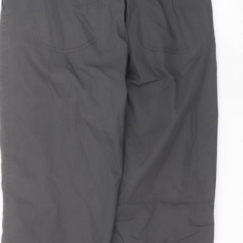 Preworn Womens Black   Sweatpants Trousers Size 12 L27 in