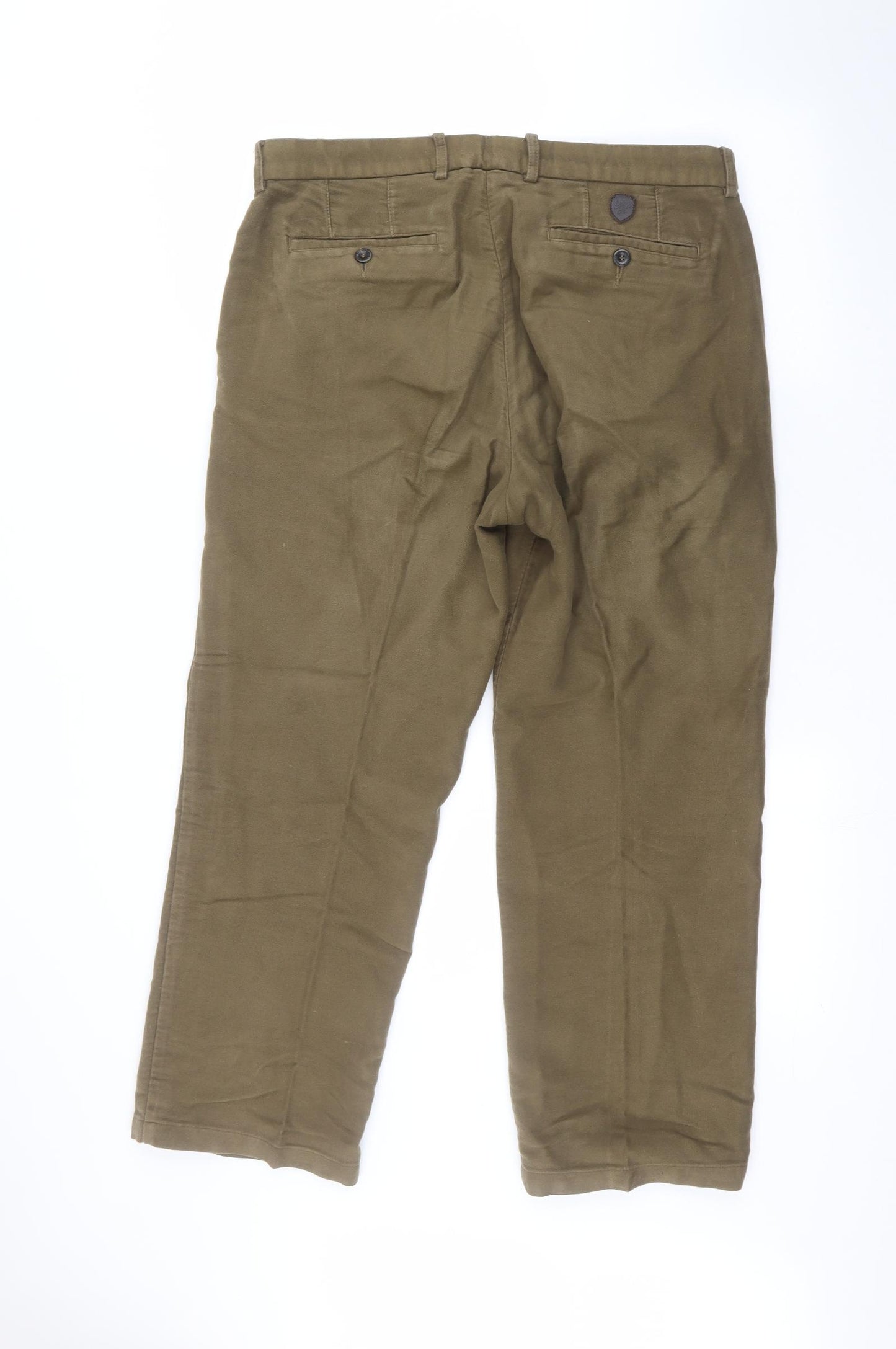 Marks and Spencer Mens Brown   Straight Jeans Size 34 in L27 in