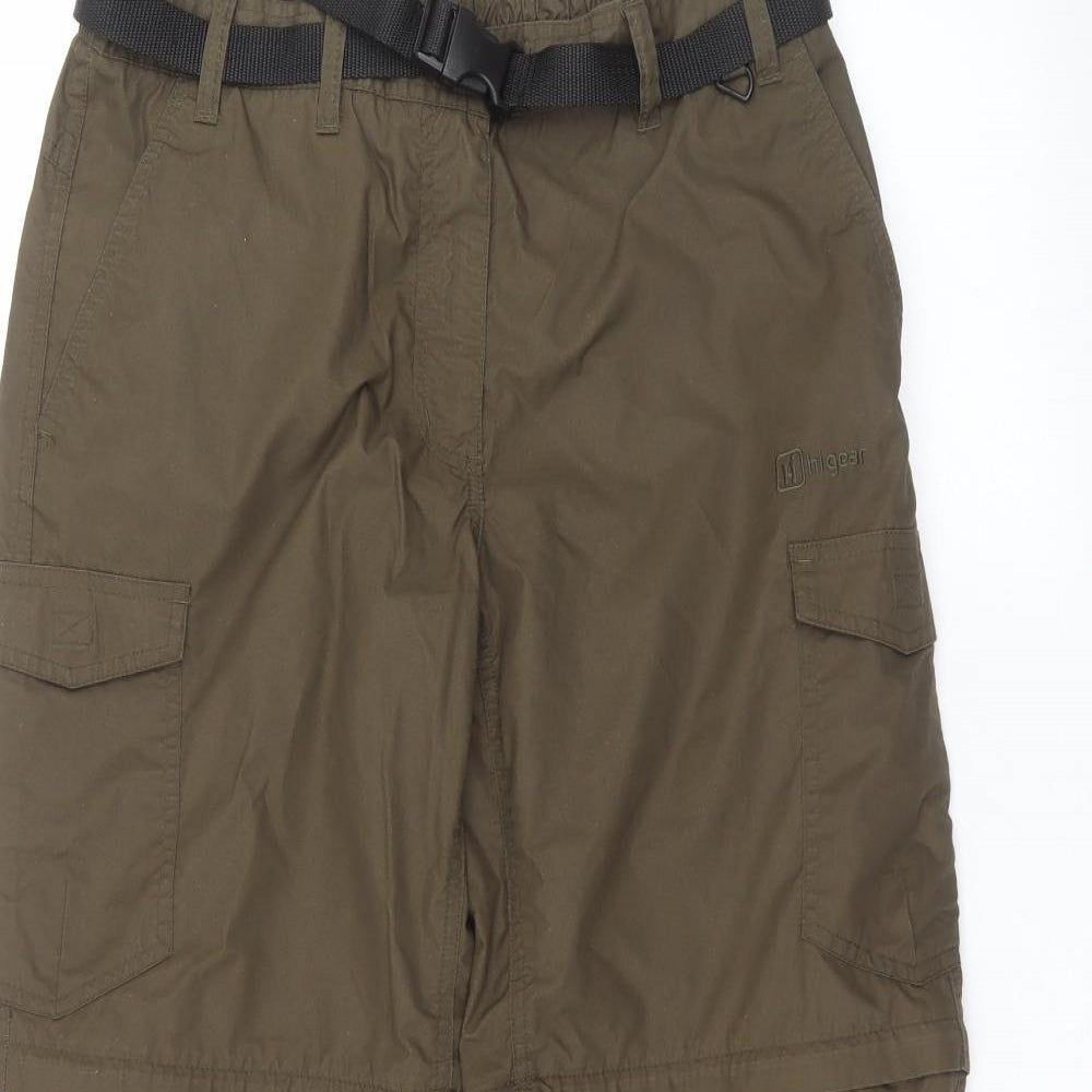 Hi Gear Womens Green   Cargo Trousers Size 12 L28 in