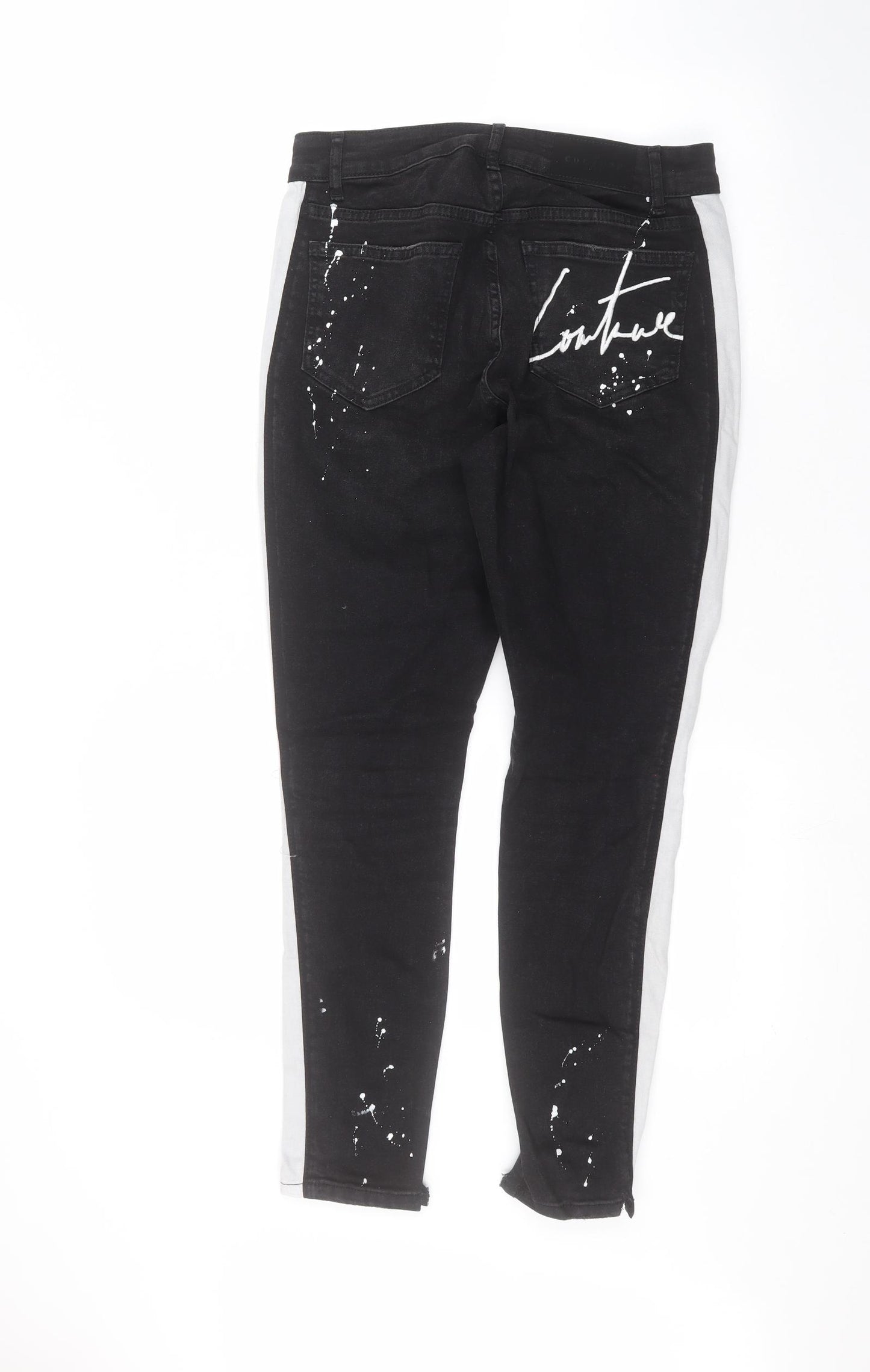Couture Mens Black   Straight Jeans Size 30 in L29 in