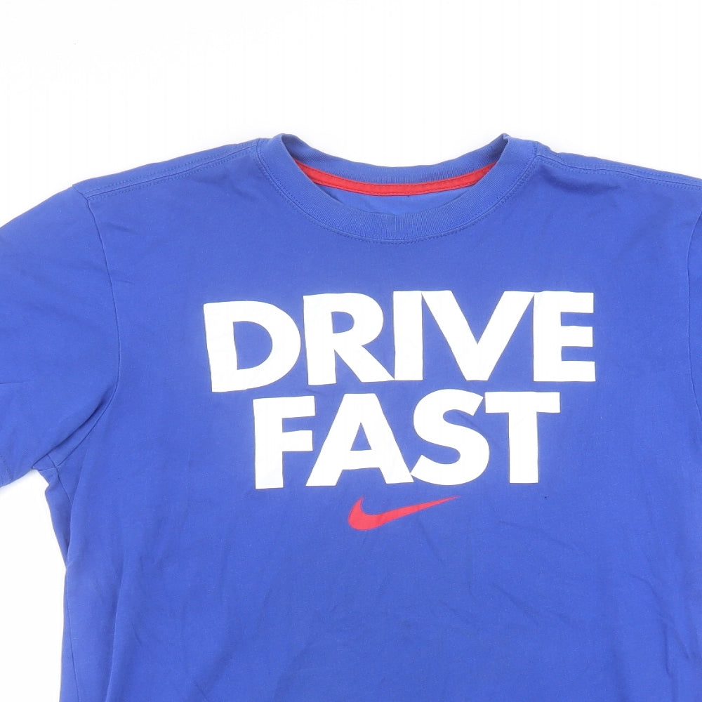 Nike Mens Blue    T-Shirt Size S