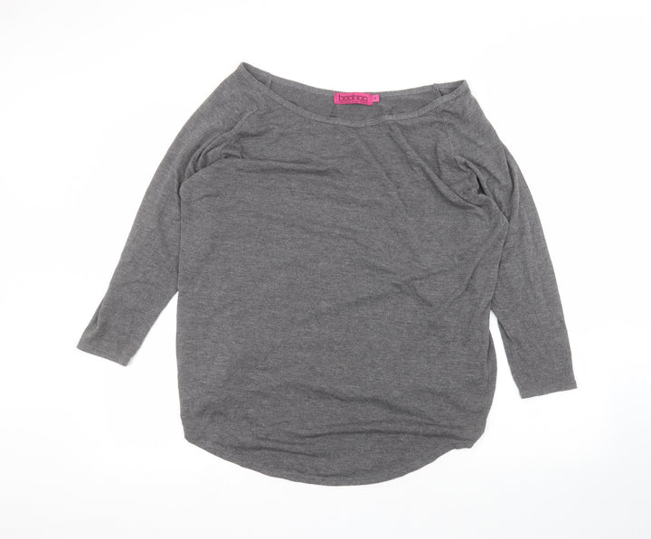 Boohoo Womens Black   Basic T-Shirt Size S